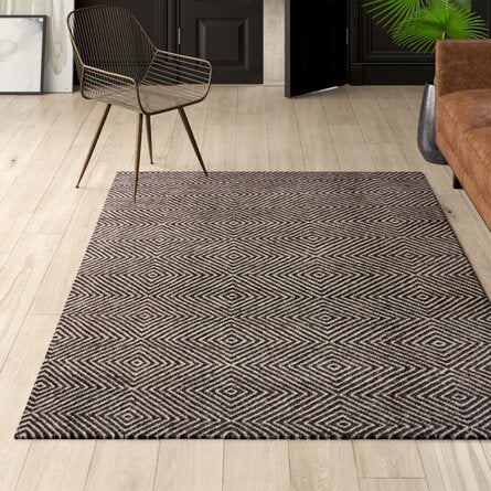 Hand Woven Chunky Wool, Fish Eye Style, Wool Area Rug. Available in Mu –  lavandlira