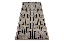 Load image into Gallery viewer, 2&#39;2&quot; x 7&#39;6&quot; Greige Geometric Runner With Sparkle