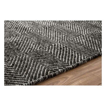 Load image into Gallery viewer, 3&#39; x 5&#39; Bland and White Diamond Wool FlatWeave Area Rug