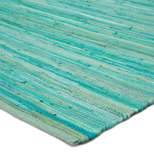 Load image into Gallery viewer, 5&#39; x 8&#39; Jaipur Teal Rag Area Rug
