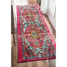 Load image into Gallery viewer, 2&#39;6&quot; x 8&#39; Multi Pink Runner