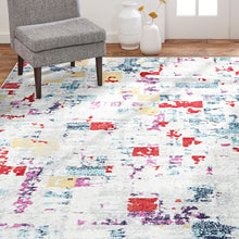 Load image into Gallery viewer, 7&#39;10&quot; x 10&#39;2&quot; Abstract Rainbow Colours Area Rug