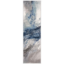 Load image into Gallery viewer, 2&#39;3&quot; x 6&#39; Blue and Grey Galaxy Runner