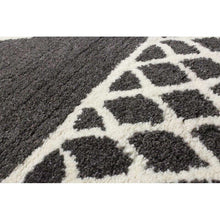 Load image into Gallery viewer, 3&#39;6&quot; x 5&#39;6&quot; Wool Charcoal and White Area Rug