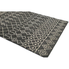 Load image into Gallery viewer, 3&#39;6&quot; x 5&#39;6&quot; Wool Charcoal and White Area Rug