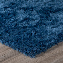Load image into Gallery viewer, 5&#39; x 7&#39;6&#39; Super Soft Blue Shag Area Rug