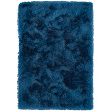 Load image into Gallery viewer, 5&#39; x 7&#39;6&#39; Super Soft Blue Shag Area Rug
