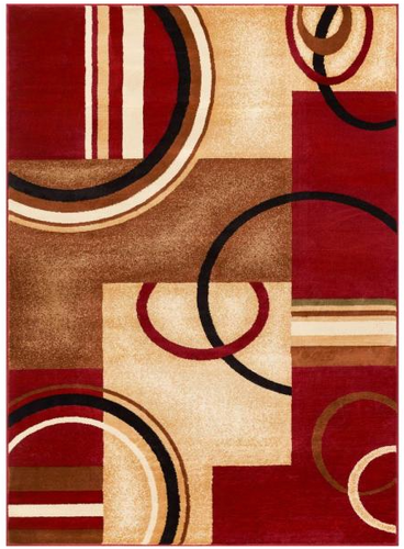 5.3 x 7.3 Arcs & Circles Area Rug