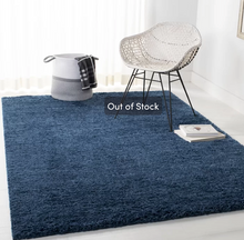 Load image into Gallery viewer, 3&#39; x 5&#39; Saphire Blue Soft Shag Area Rug