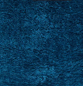3' x 5' Saphire Blue Soft Shag Area Rug
