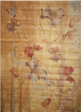 Load image into Gallery viewer, 3&#39;6&quot; x 5&#39;6&quot; Flower Brown Area Rug