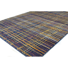 Load image into Gallery viewer, 3&#39;5&quot; x 5&#39;6&quot; Blue Yellow And Pink Area Rug