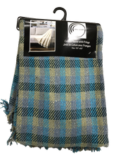 Load image into Gallery viewer, Multi Coloured Plaid Cotton Throw with Fringe