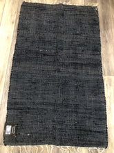 Load image into Gallery viewer, 3&#39; x 5&#39; Navy and Cream Rag Area Rug
