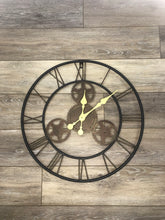 Load image into Gallery viewer, 20&quot; Metal Gear Clock