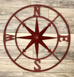 30” Red Compass