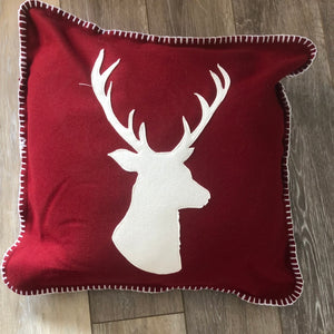 18" x 18" Red Deer Pillow