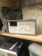 Load image into Gallery viewer, Christmas Countdown Sign