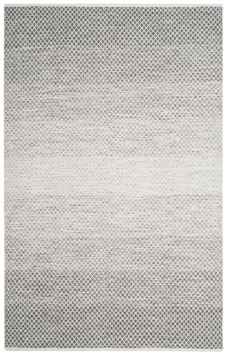 3' x 5' Grey Beige  Montauk Flat Weave Cotton Area Rug
