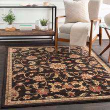 Load image into Gallery viewer, 5&#39;3&quot; x 7&#39;6&#39; Chocolate Brown Flower Garden Area Rug