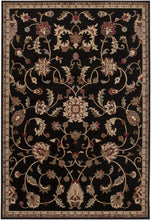 Load image into Gallery viewer, 5&#39;3&quot; x 7&#39;6&#39; Chocolate Brown Flower Garden Area Rug