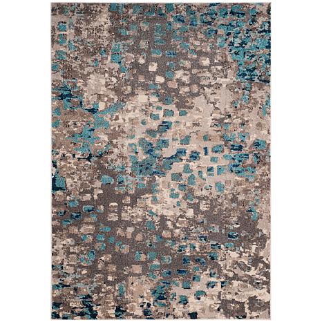 3' x 3' Safavieh Monaco grey/blue area rug