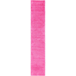 2'6" x 13' Pink Shag Runner